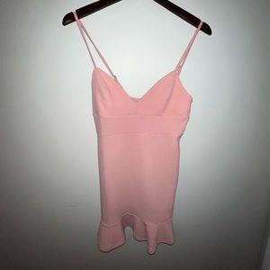 Forever 21 Pale Pink Mini Flare Dress